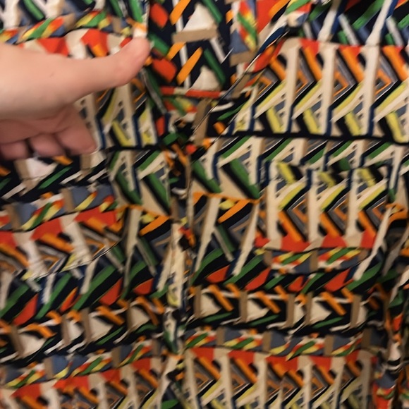 Unbranded button down shirt, pockets in front, colorful design, size L - Picture 4 of 7